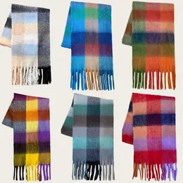 Designer Scarf For Women: Luxury Letter Shawl Warm Wool Pashmina