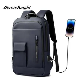18 Inch Laptop Backpack Expandable Travel Rucksack With USB Port
