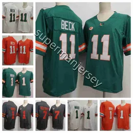 Miami Hurricanes Football Jersey NCAA College Reginald Wayne