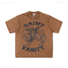 Mens Vintage Washed ERD Cotton Oversized T-Shirt for Men and Women