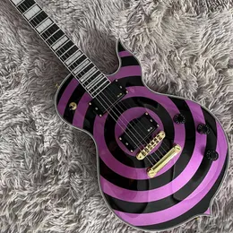 Zakk Wylde Audio SG Electric Guitar Purple Barbarian Black