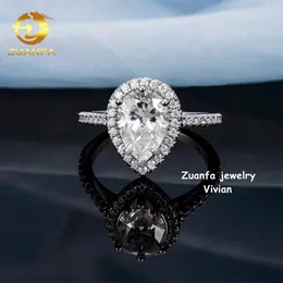 Cubic Zirconia Engagement Ring Sets High Quality Bridal Rings For