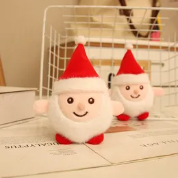 Santa Claus Pendant Cute Plush Toy Doll Bag Pendant Doll Keychain