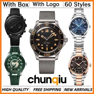 AAA Luxury Steel Quartz Automatic Watch - Business Casual Waterproof Timepiece for Men & Women with Customizable Design