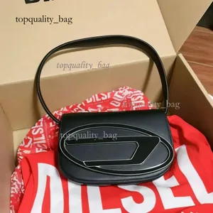Diselbag Shoulder Bags for Women - Classic Luxury Designer Messenger Handbag with Underarm Purse - Brown Leather Letter