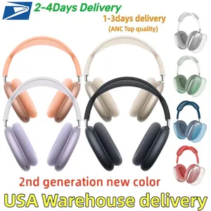 For Top quality airpod max 2 3 ANC Wireless Headphone Bluetooth Earphones Accessories Max Pro Headset TPU Case Silicone