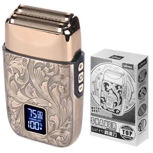 Ufree Electric Foil Shavers for Men - 3-Speed Close Razor with Beard Trimmer and LCD Display - Home Face Shaving Applian