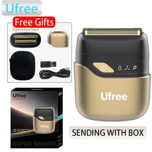 Ufree Electric Razor for Men Foil Shaver with 2 Heads Home appliance Wet Dry Cordless Chargeable 260518
