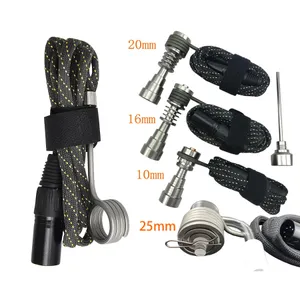 100W Coil Heaters 10mm-25mm with 5-Pin Connector - 110V/220V for Temperature Control Box and Home Appliances