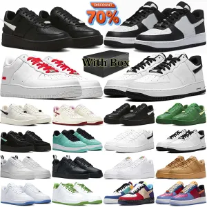 free shipping 1s running shoes 1 for women mens trainers one triple white black wheat panda high low de