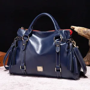 Vintage Soft-Touch Handbags - Large Multi-Color Crossbody Shoulder Bags for Commuting - European & Amer
