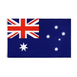 Australien-Flagge 7,6 X 12,7 Cm – Doppelseitig, Wetterfest, Mit 2 Messingösen, Für Innen & Außen
