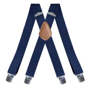 ACWOO Bretelle da Uomo Larghe a Forma di X Con Clip Robuste, Elastici e