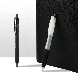 Abcsea Lot De 2 Stylos à Bille Jinhao 450 à Pointe Moyenne, Pointe Fine Noire (herbe Rouge Et Fleur Bleue), Avec 5 Recharges De Stylo Roller Standard De 0,5 Mm