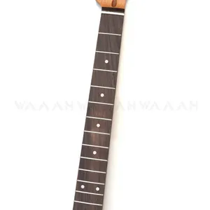 21fret 25.5inch Maple Guitar Neck Block Inlay Rosewood Fretboard TL