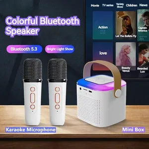 Canta Tu Sistema Karaoke Portatile Con Microfono - Altoparlante Bluetooth, Doppio Subwoofer Da 3 Pollici Microfono Karaoke