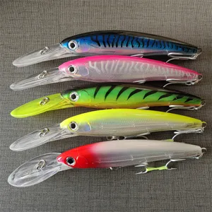 Baits Lures Trolling Minnow Fishing Lures 12 14 16 18cm 32g 49g 73g 92g Floating Sinking Wobblers Hard Bait for Pike Saltwater Fishing Lure 230516