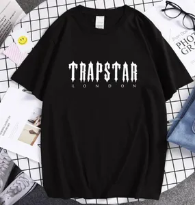 Faiyaz Trapstar London Men T Shirt Cotton Short Sleeve Black Printed T-shirt  Unisex Hip Hop Streetwear Tee Shirt 