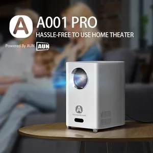 Other Electronics A001 Pro Android Smart Projector WIFI Bluetooth Home Theater Beamer Portable Cinema Sync Phone For Ful