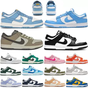 Nike SB Dunk Running Shoes Low Dunks Pink Pigeon Retro Black White Chunky Dunky UNC Coast University Blue Purple Pulse Men Women AAAAA Qualtiy Brand Sneakers 36-48