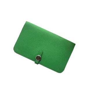 10A luxury Togo leather Fashion card bag package passport packages Multi-functional wallet Leisure Sweet lady hand bag