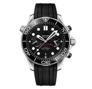 AAAAA Sea 007 Master Stainless Steel Mens Quartz Wristwatch - All Dial Stopwatch - Professional Speed Master OG300