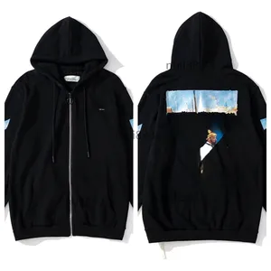 パーカー・フーディ OFF FLEECE VARSITY HOODIE パーカー・フーディ OFF WHITE OFF FLEECE VARSITY HOODIE Off