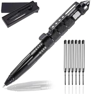 Penna Tattica Atomico MTP-6 – Multiuso EDC Con Torcia LED, Rompivetro E Apribottiglie – Regalo Uomo Con Ricariche E Batterie Incluse - 5
