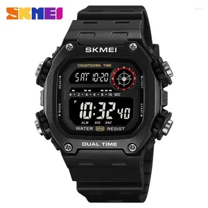SKMEI 2126 Digital Sport Watches for Men - 5 Bar Waterproof Stopwatch Alarm Wristwatch
