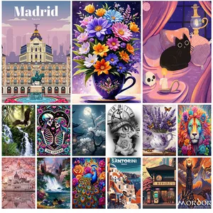 MU Style Borsa fai da te Serie Diamante Pittura Borsa in tessuto