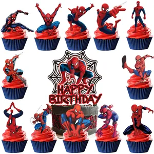 Candele Compleanno Numero 8 Spidey Con Decorazioni Ragnatela, Per Torta Bambino - 3