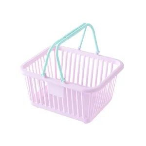 Tragbarer Duschkorb Aus Kunststoff – Mit Griff, Transparent, 30x21,5x15,3 Cm, Für Bad & Küche