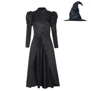 YCBMINGCAN Abito Gotico Da Donna, Costume Medievale, Abito Medievale Abito Medievale Con Maniche A Tromba Abito Rinascimentale Halloween Feste Costume Gotico A Maniche Lunghe 122817446
