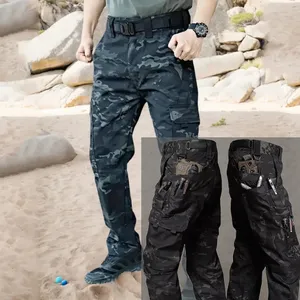 Pantaloni Tattici Uomo Leggeri – Misto Cotone Antigraffio Per Escursionismo, Campeggio E Pesca