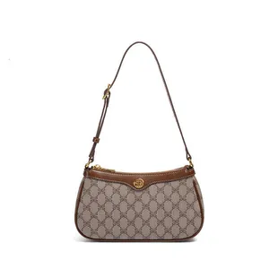 Classic Retro Vintage Single Shoulder Womens Crossbody Bag - Small Square Handbag for Commuter Use - Versatile Hong Kong