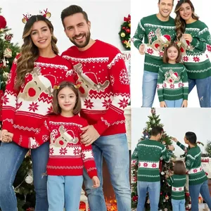 Maglione Natalizio Per Bambini Con Stampe Di Babbo Natale - Morbido, A Manica Lunga, Per Ragazzi E Ragazze