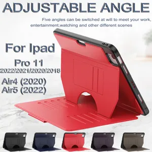 Leather Case For IPad 11th Gen 2025 & 10th Gen 2022 - Burning Basketball Design With Stand