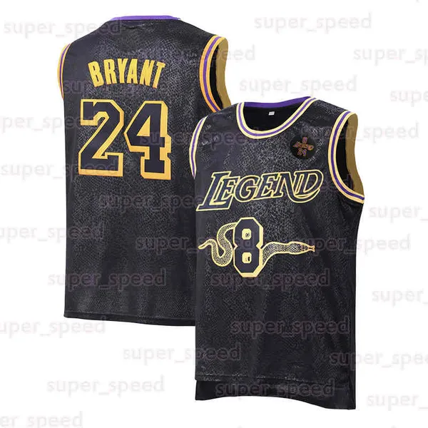 Men Black Legends Basketball Jersey 8/24 Front 8 and Back 24 Embroidered Stitched Clothing Bryant Shirt Jerseys