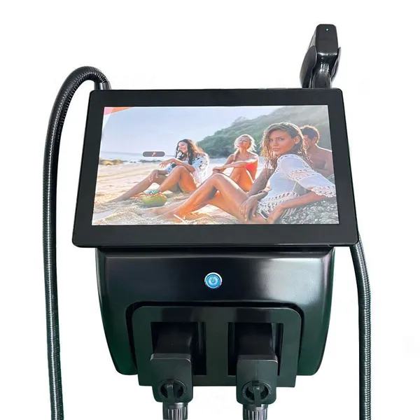 2 In 1 Black Face Doll Picosecond Laser Tattoo Removal Professional 808 Diode Laser Hair Removal Eyewash Cleaning Skin Whitening Machine For All Skin Hair Types