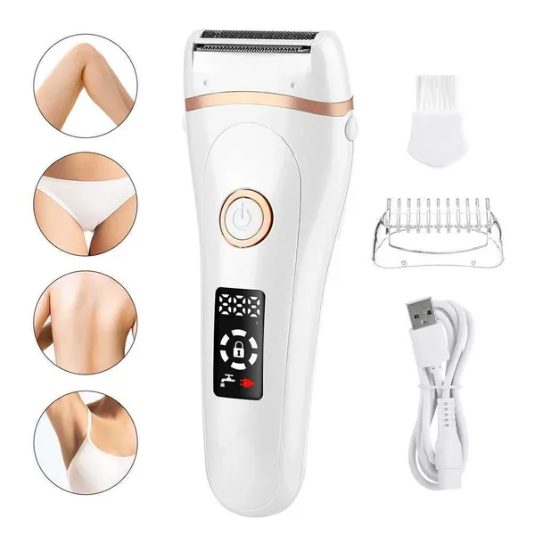 Epilator Electric Epilator Rechargeable Hair Remover Leg Body Portable Lady Shaver Hair Removal Tool Underarms Facial Epilator for Women G240809
