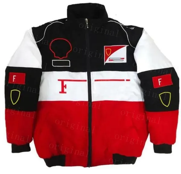 Mens jackets F1 Formula 1 racing hoodies designer jacket winter car Cycling Team Series full coats embroidered Logo street casual cotton Windproof outerwear ff