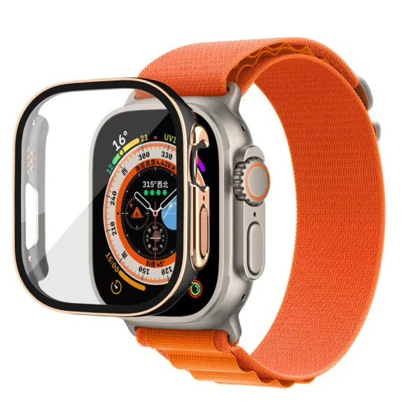 Smartwatch For Apple watch Ultra 2 Series 9 49mm Smart Watch marine strap smartwatch sport watch wireless charging strap box Protective