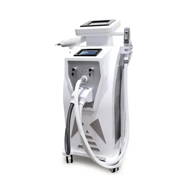 Factory price 5 IN 1 IPL laser painless elight hair removal OPT E light skin rejuvenation IPL RF Nd Yag laser hair removal pigment wrinkle removal beauty machine