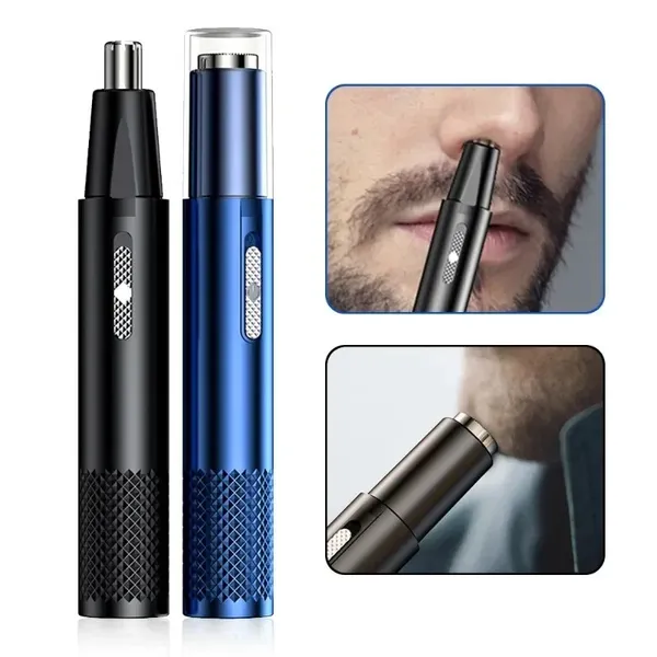 Electric Nose Hair Trimmer Machine Men Nose Hair Shaver Clipper Shaving Cutter Tool Portable Automatic Nose and Ear Trimmer- for men nose hair shaver