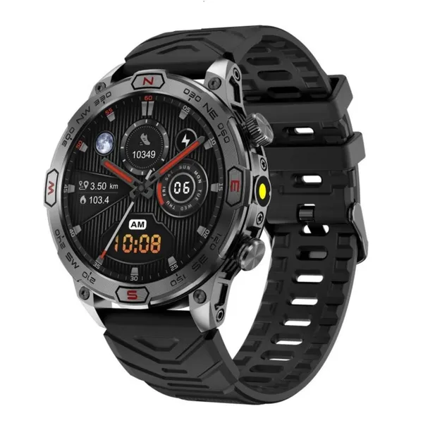 2024 Smart Watches New KC86 Bluetooth Call Smart Watches AI Voice Assistant Altitude Pressure Compass Heart Rate Blood Pressure
