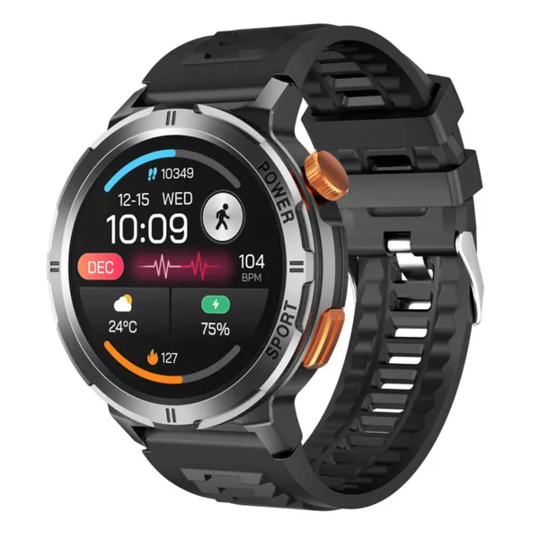 M52 Bluetooth Call 1.43AMOLED Health Monitoring 100+Sports Three Defense Outdoor Smart Watch