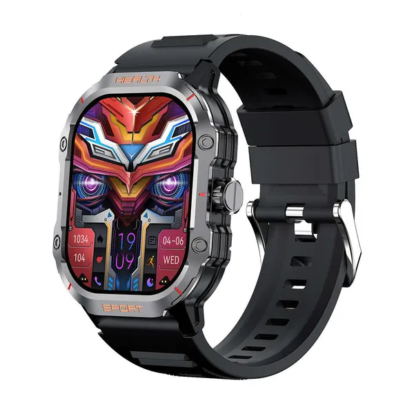 2024 Smart Watches New HK24 smartwatch with 2.01-inch AMOLED screen, Bluetooth call, health monitoring, heart rate, blood pressure, blood oxygen
