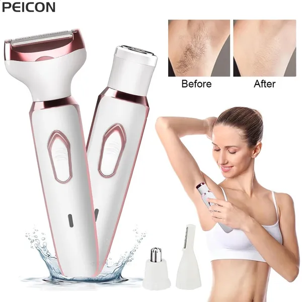 Electric Razor for Women Body Epilator Hair r Face Bikini Painles Shaver 240701