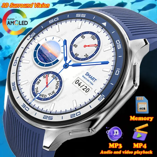 DT NO.1 DT Watch X New Men Business Watch For Xiaomi OPPO Watch X 4G Large Memory Video playback Smartwatch Sport Fitness Waterproof Watches