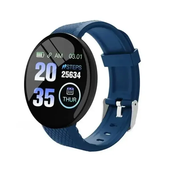 D18 Real Pedometer Smart Watch Rate Smartwatch Fitness Tracker Blood Pressure Sport Bracelet Men Wome